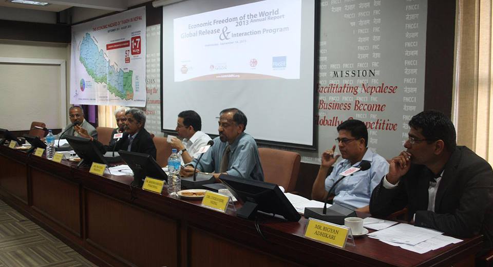Launch of Economic Freedom of the World Report 2013