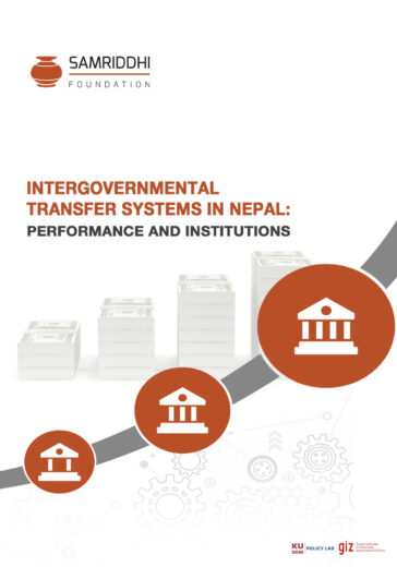 Intergovernmental Transfer Systems in Nepal-Cover copy